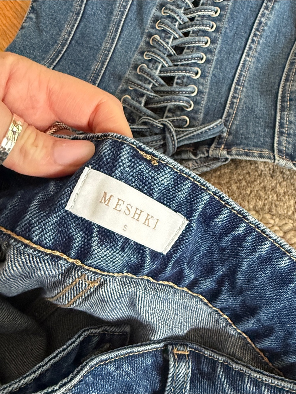 Meshki denim set - Picture 7 of 8